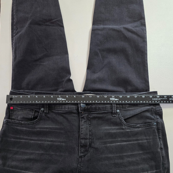 Slink Jeans Women's 20 Black Curvy Distressed Skinny - Picture 7 of 15